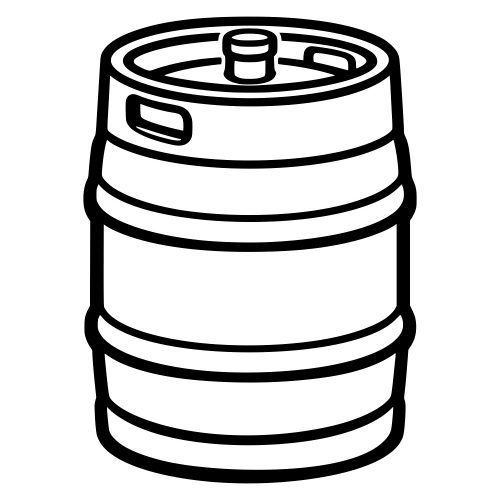 Beer Keg Illustration - Digital File - XCS Friendly Digital My Custom Designs PDF