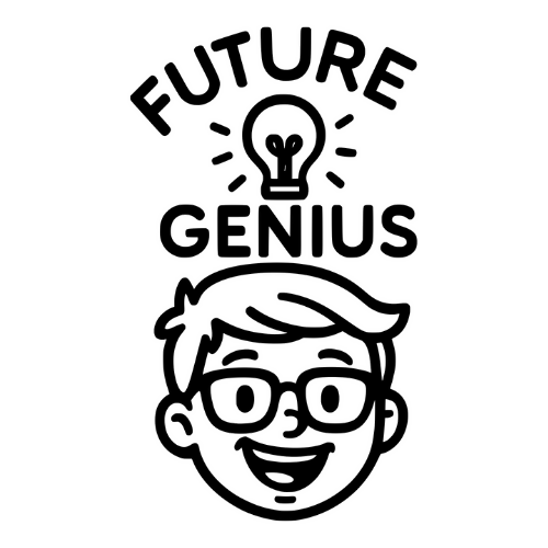 Funny Future Genius - Digital File - XCS Friendly Tumbler My Custom Designs PNG