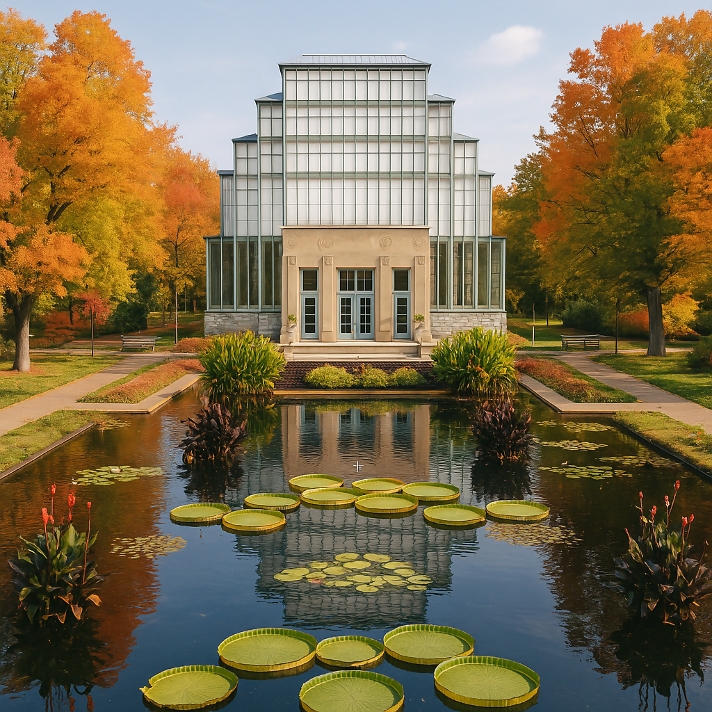 The Jewel Box - Forest Park (St. Louis) - Missouri United States - Rendered - Digital File Digital My Custom Designs PDF