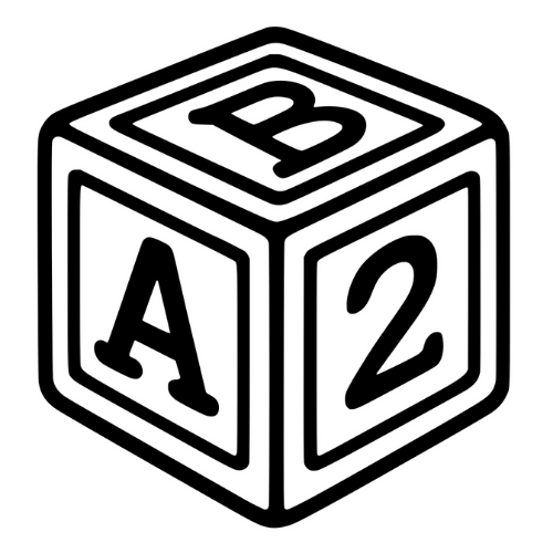 Toy Block Sketch - Digital File - XCS Friendly Tumbler My Custom Designs PNG