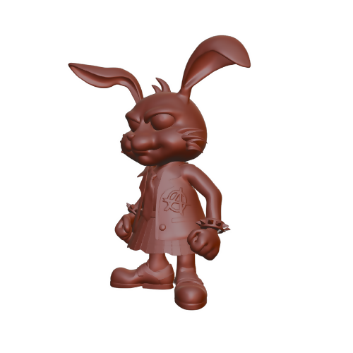 Hoppa - Rough Rabbit Series - 3D Printer Ready - Digital File ZIP Digital File My Custom Designs