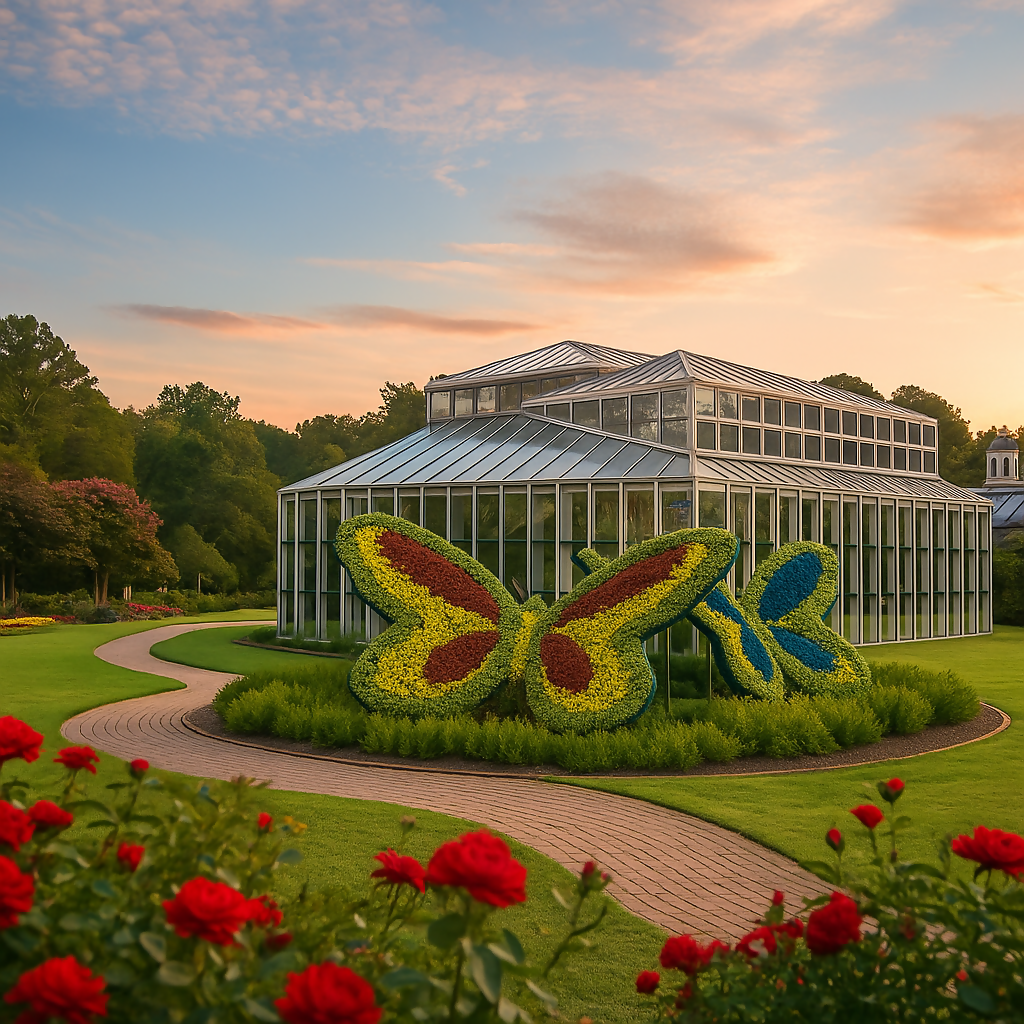 Cecil B. Day Butterfly Center - Callaway Resort and Gardens - Georgia United States - Rendered - Digital File Digital My Custom Designs PDF