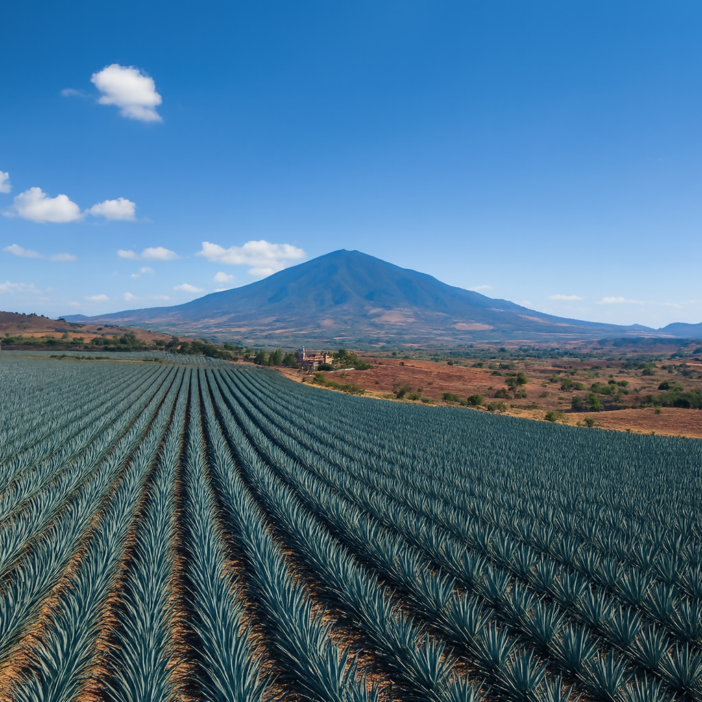 Tequila Route & Agave Fields (Ruta del Tequila y Campos de Agave) - Jalisco Mexico - Rendered - Digital File Digital My Custom Designs PDF