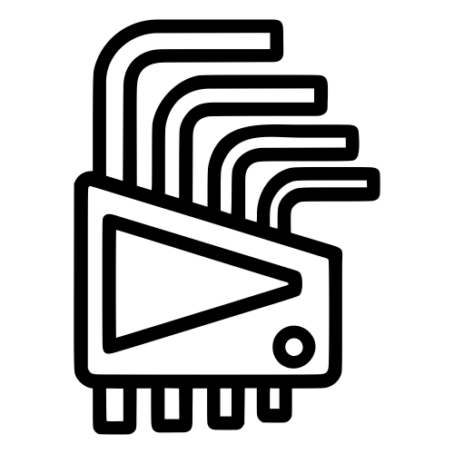 Allen Key Set - Digital File - XCS Friendly Digital My Custom Designs PDF