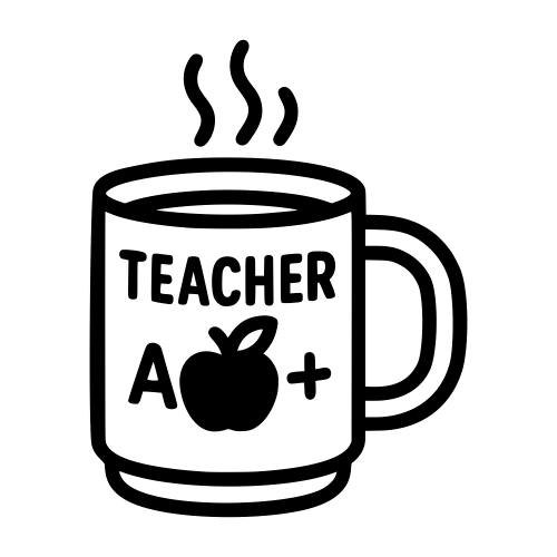 Teacher Mug - Digital File - XCS Friendly Digital My Custom Designs PDF