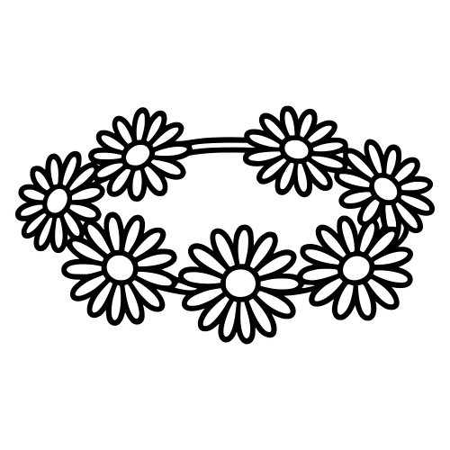 Daisy Crown Design - Digital File - XCS Friendly Digital My Custom Designs PDF