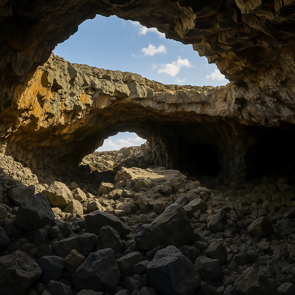 Indian Tunnel Lava Tube - Craters of the Moon National Monument and Preserve - Idaho United States - Rendered - Digital File Digital My Custom Designs PDF