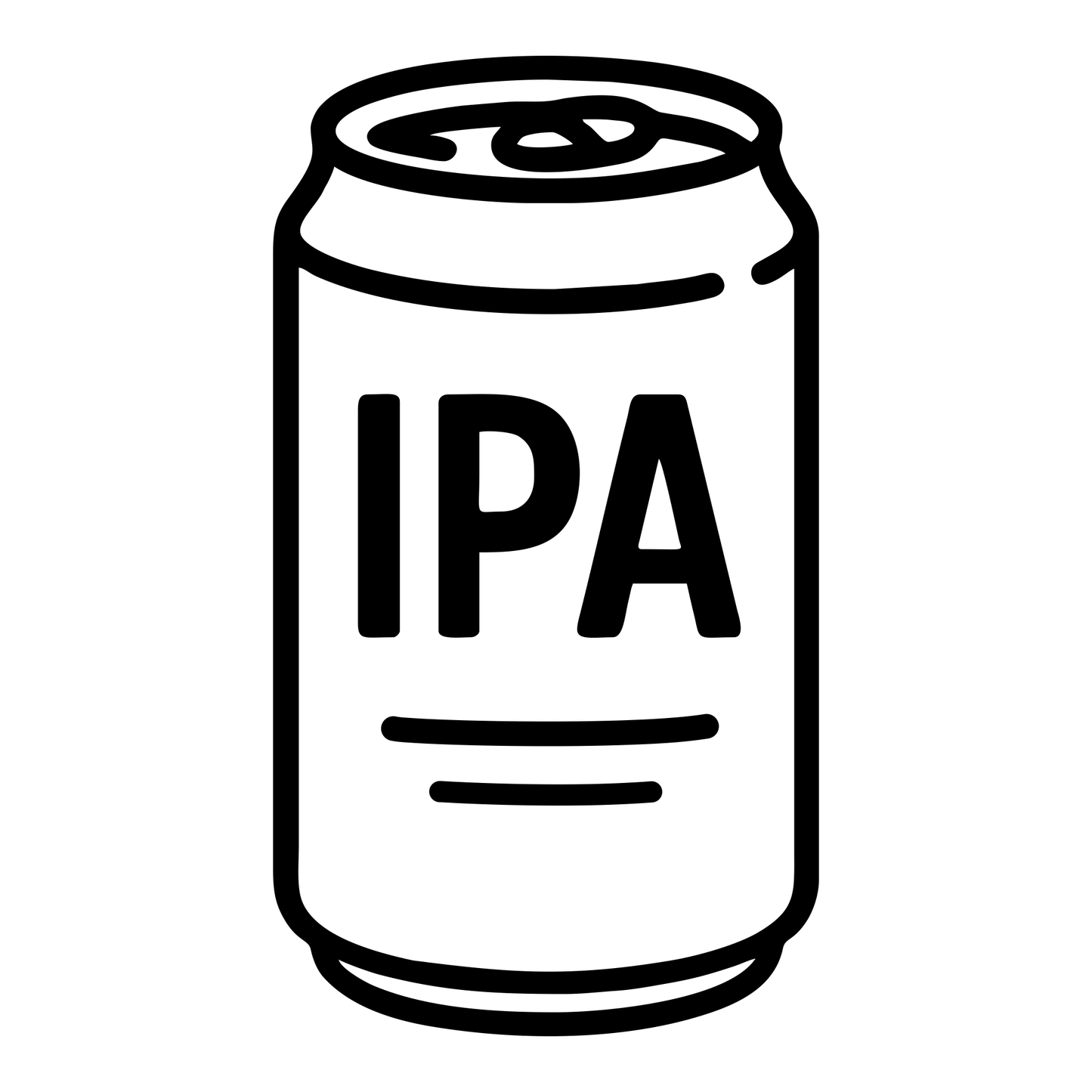 IPA Can Illustration - Digital File - XCS Friendly Tumbler My Custom Designs PNG