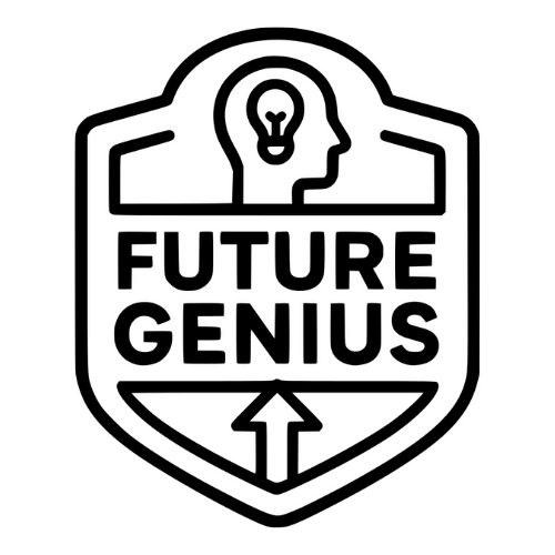 Future Genius Badge - Digital File - XCS Friendly Tumbler My Custom Designs PNG