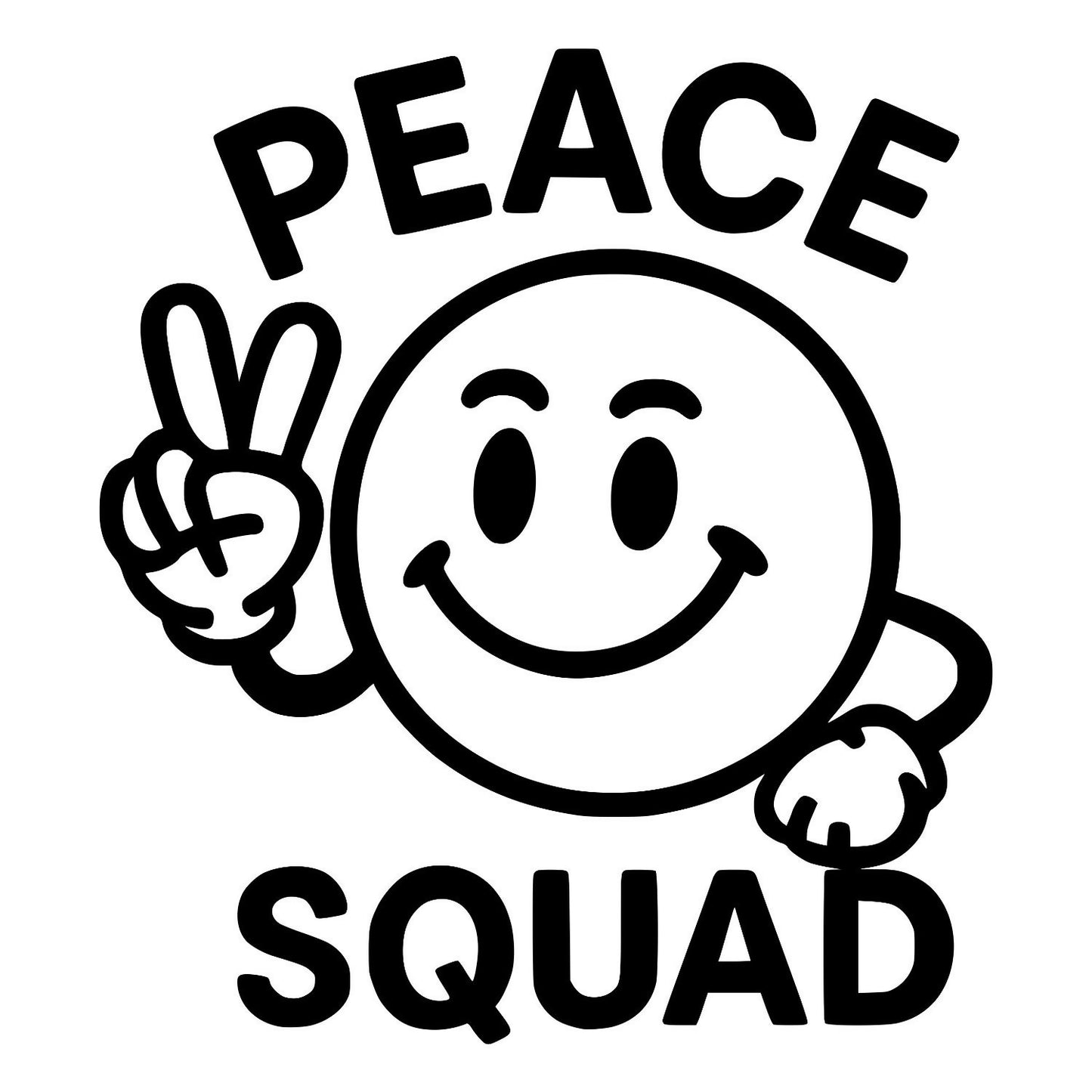 Peace Squad - Digital FIle - XCS Friendly Digital My Custom Designs PNG