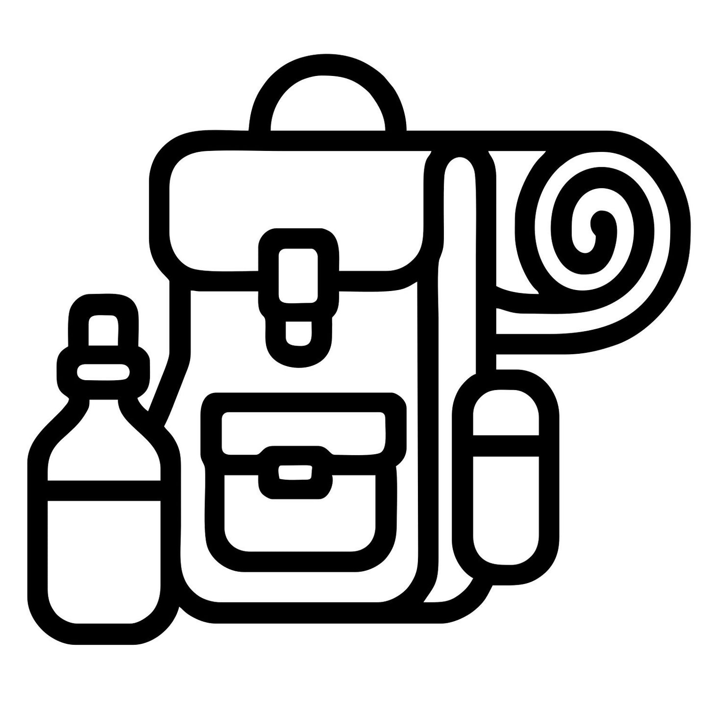 Backpack With Gear - Digital File - XCS Friendly Digital My Custom Designs PNG