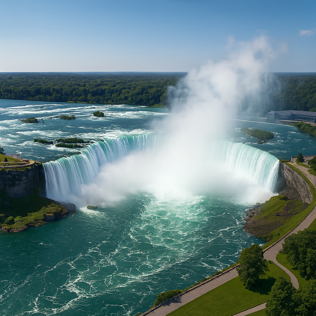 Niagara Falls - Ontario Canada - Rendered - Digital File Digital My Custom Designs PDF