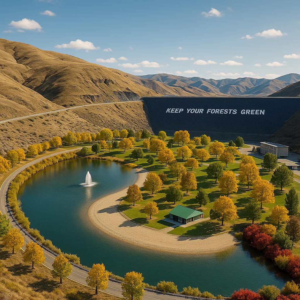 Lucky Peak State Park - Boise River Greenbelt - Idaho United States - Rendered - Digital File Digital My Custom Designs PDF