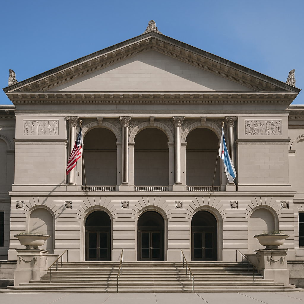 Art Institute of Chicago - Illinois United States - Rendered - Digital File Digital My Custom Designs PDF