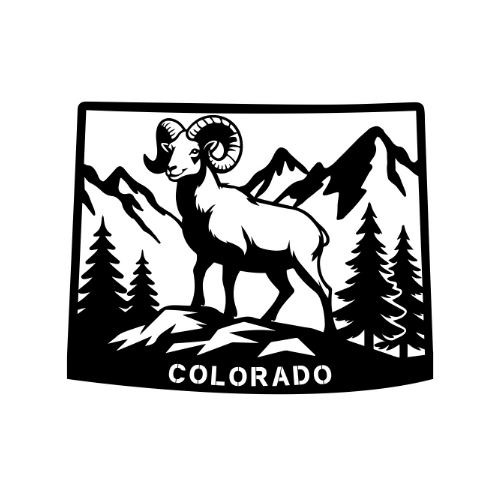 Colorado - Wall / Home Decor - State Outline - United States - Digital File Digital My Custom Designs ZIP File