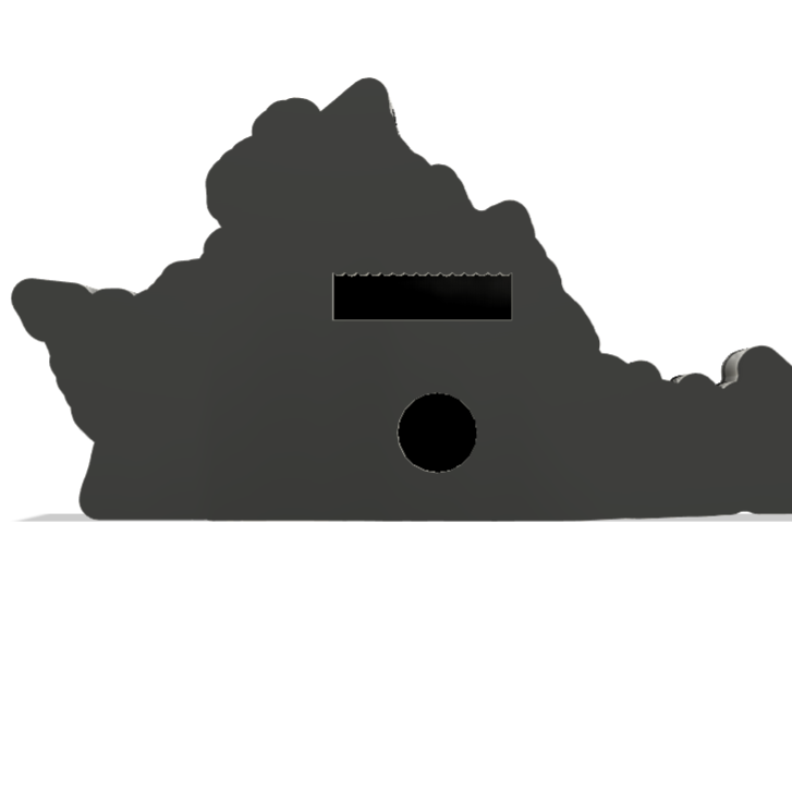 Virginia Wall Lightbox - United States - 3D Printed Product My Custom Designs