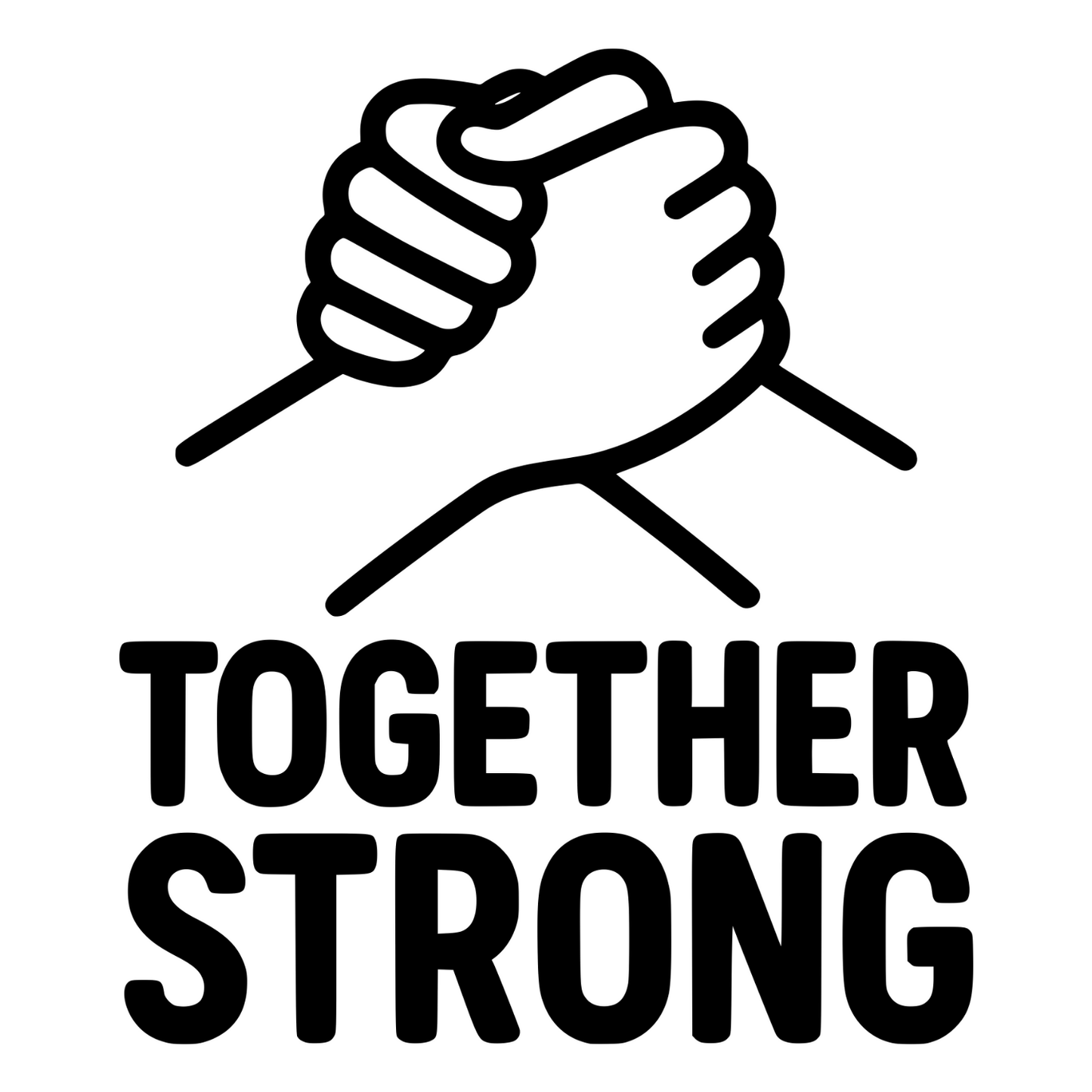 Together Strong - Digital File - XCS Friendly Digital My Custom Designs PNG