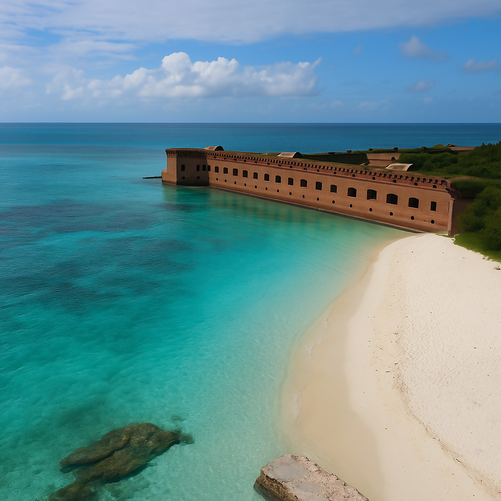 Dry Tortugas National Park - Florida United States - Rendered - Digital File Digital My Custom Designs PDF