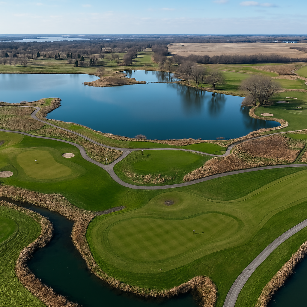 Brooks Golf Club - City of Okoboji - Iowa United States - Rendered - Digital File Digital My Custom Designs PDF