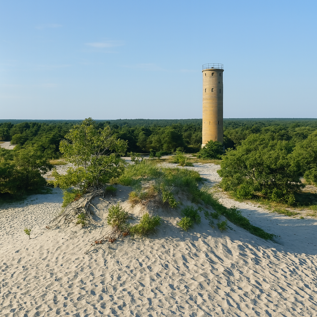 World War II Observation Tower - Cape Henlopen State Park - Delaware United States - Rendered - Digital File Digital My Custom Designs PDF