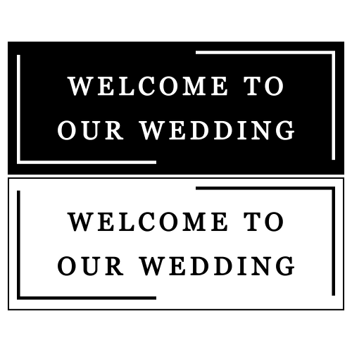 Welcome To Our Wedding - Digital File - XCS Friendly Digital My Custom Designs PDF
