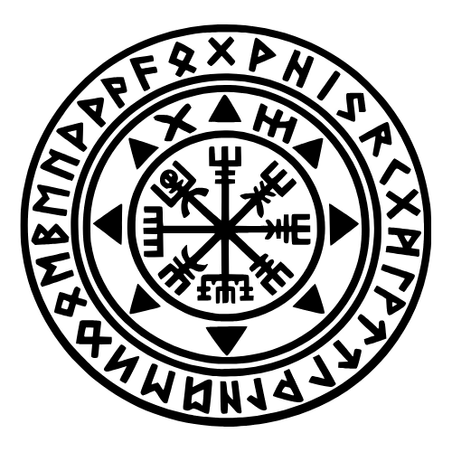 Rune Circle Design - Vector Graphics - Digital File Digital My Custom Designs PDF