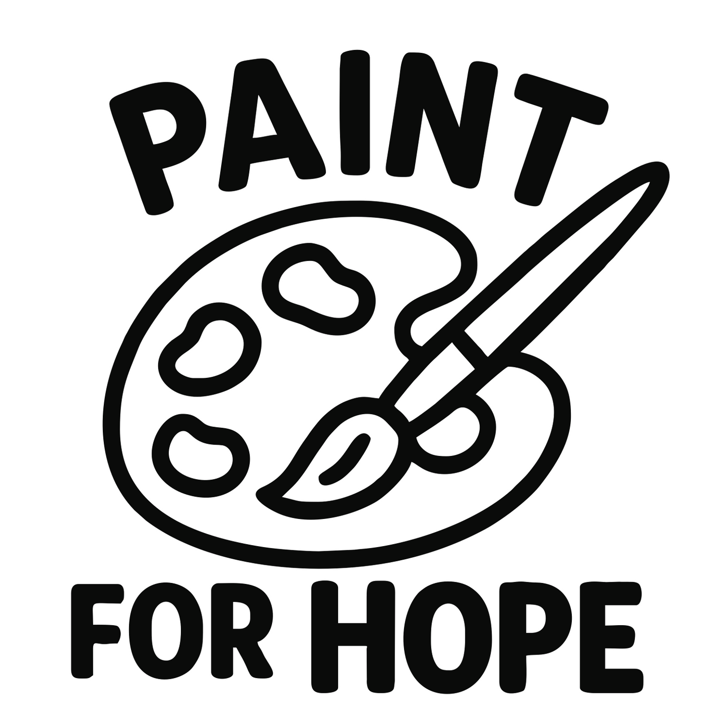 Paint For Hope - Digital File - XCS Friendly Digital My Custom Designs PNG