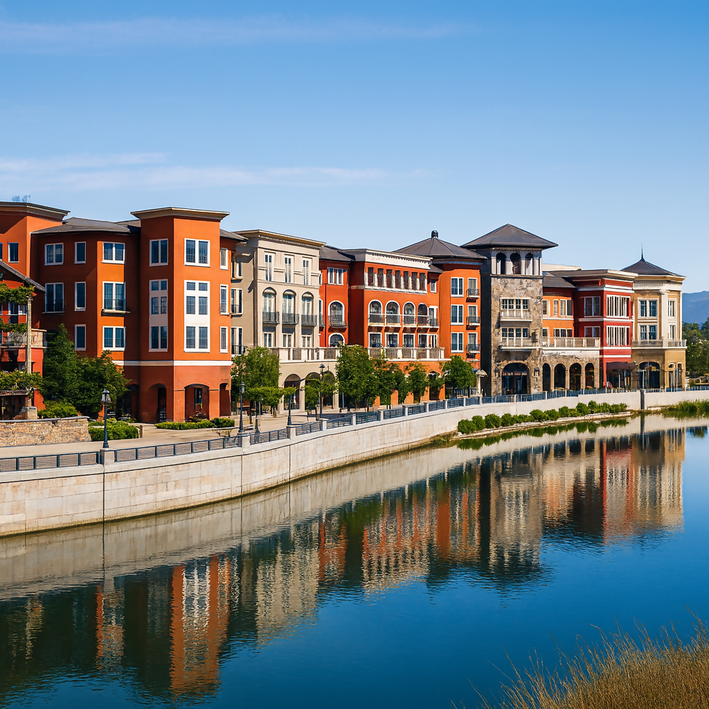 Downtown Napa - Napa Valley - California United States - Rendered - Digital File Digital My Custom Designs PDF