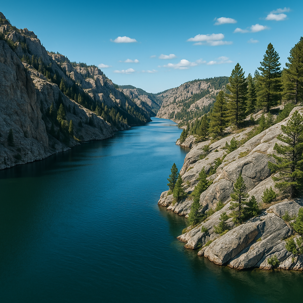 Missouri River - Upper Missouri River Breaks National Monument - Montana United States - Rendered - Digital File Digital My Custom Designs PDF