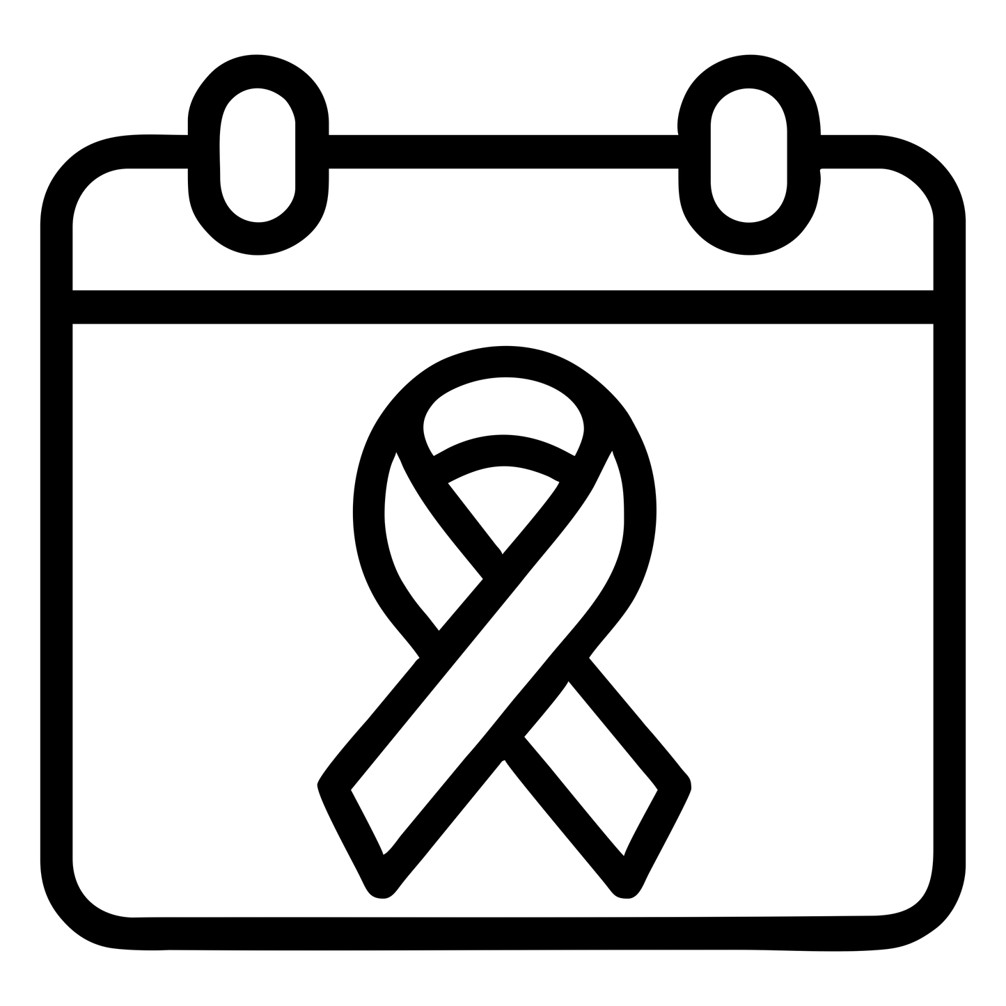 Awareness Calendar Icon - Digital File - XCS Friendly Digital My Custom Designs PNG