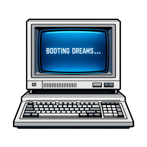 80s Computer with Neon Screen - Pop Culture & Fandom - T Shirt Designs - Digital File Digital My Custom Designs 300 DPI PNG