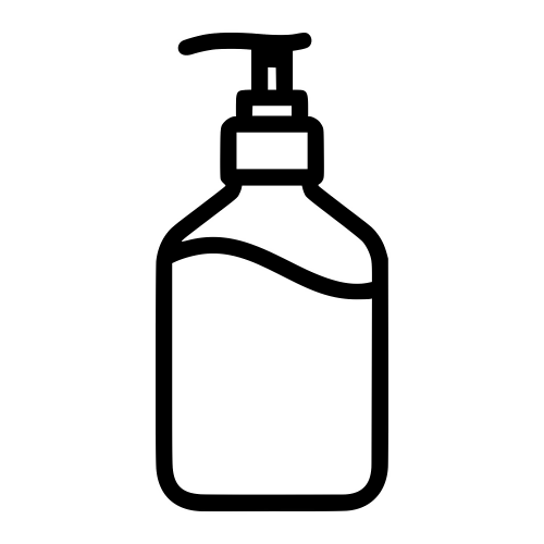 Hand Sanitizer Outline - Vector Graphics - Digital File
