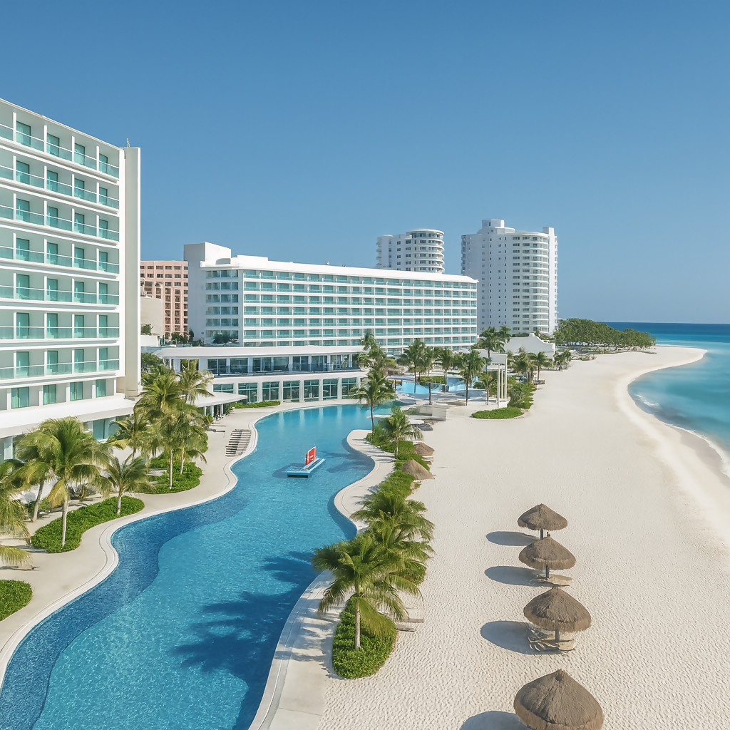 Cancun & Hotel Zone (Cancún y Zona Hotelera) - Quintana Roo Mexico - Rendered - Digital File Digital My Custom Designs PDF