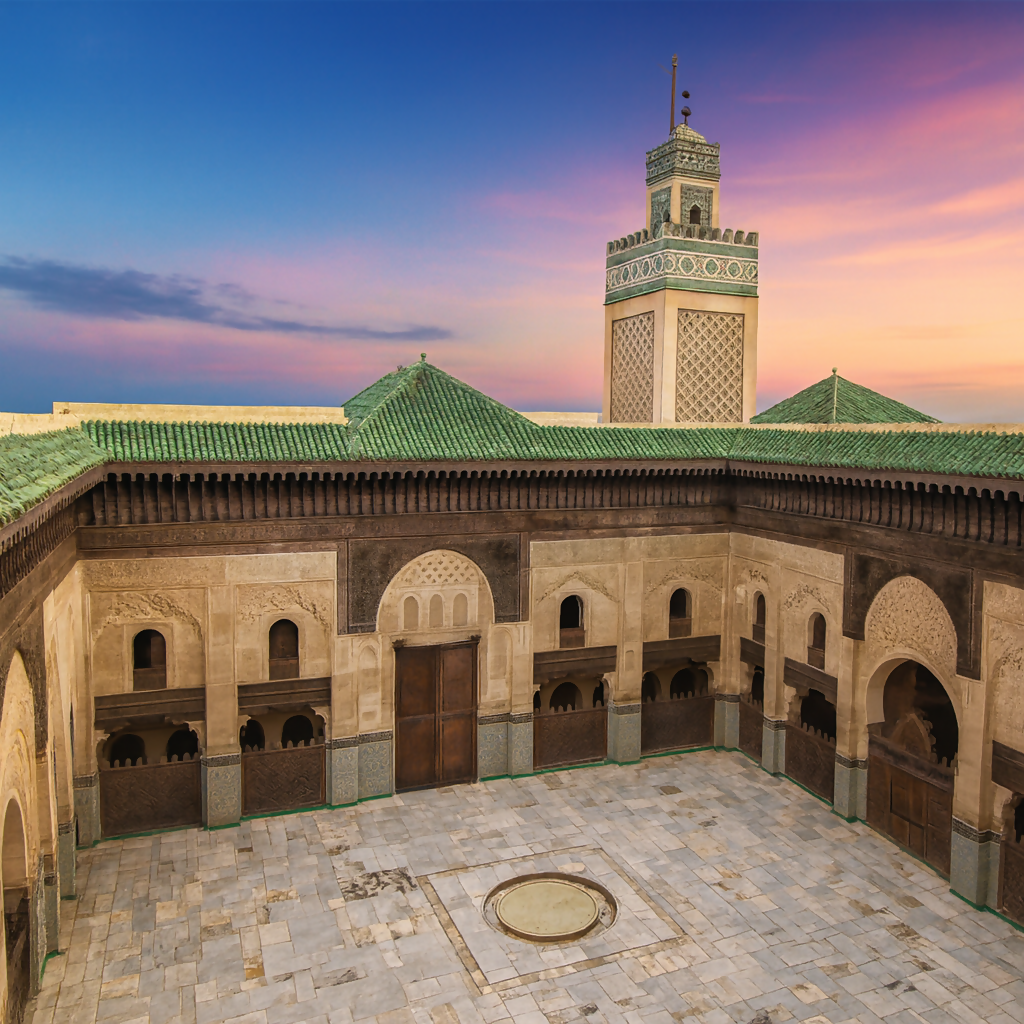 Bou Inania Madrasa - Fes Morocco - Africa - Rendered - Digital File Digital My Custom Designs PDF