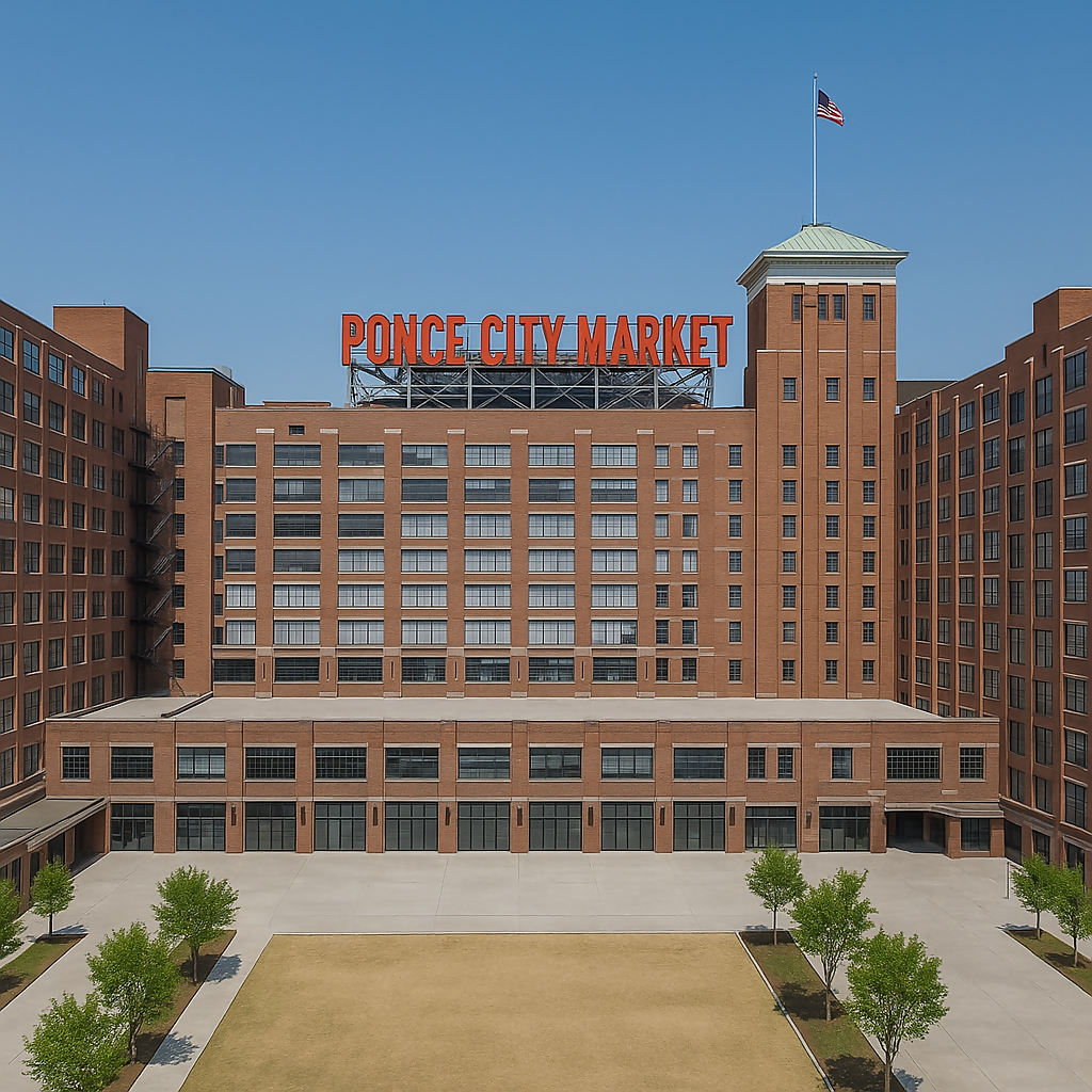 Ponce City Market - Georgia United States - Rendered - Digital File Digital My Custom Designs PDF