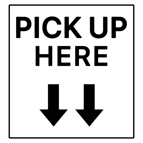 Pick Up Here - Digital File - XCS Friendly Digital My Custom Designs PDF