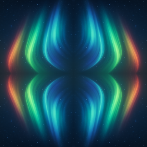 Space and Cosmic - Light Beam Aurora Trails On Starry Backgrounds - Pattern - Digital file Digital My Custom Designs PDF