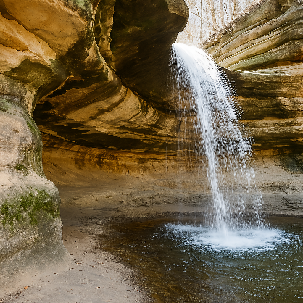 St. Louis Canyon - Starved Rock State Park - Illinois United States - Rendered - Digital File Digital My Custom Designs PDF