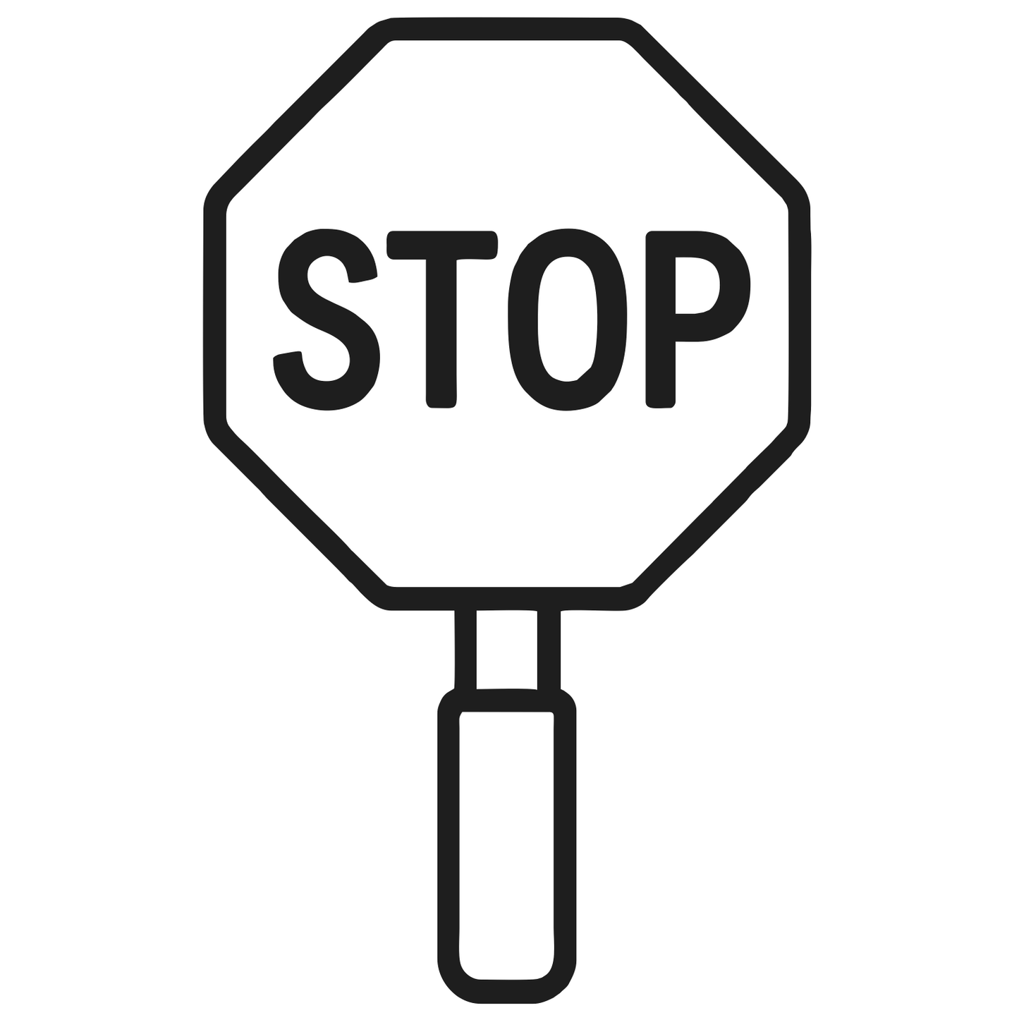 Stop Sign Paddle Design - Digital File - XCS Friendly Tumbler My Custom Designs PNG