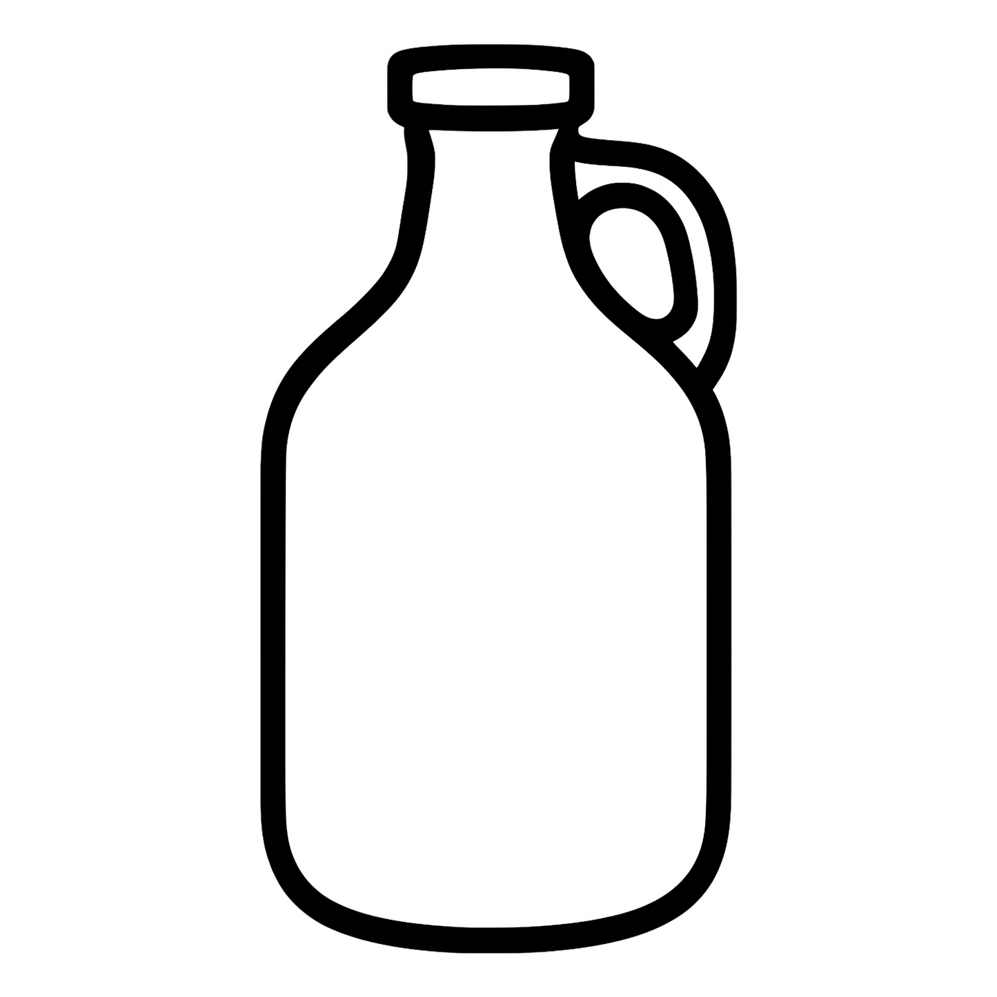 Growler Jug Silhouette - Digital File - XCS Friendly Tumbler My Custom Designs PNG
