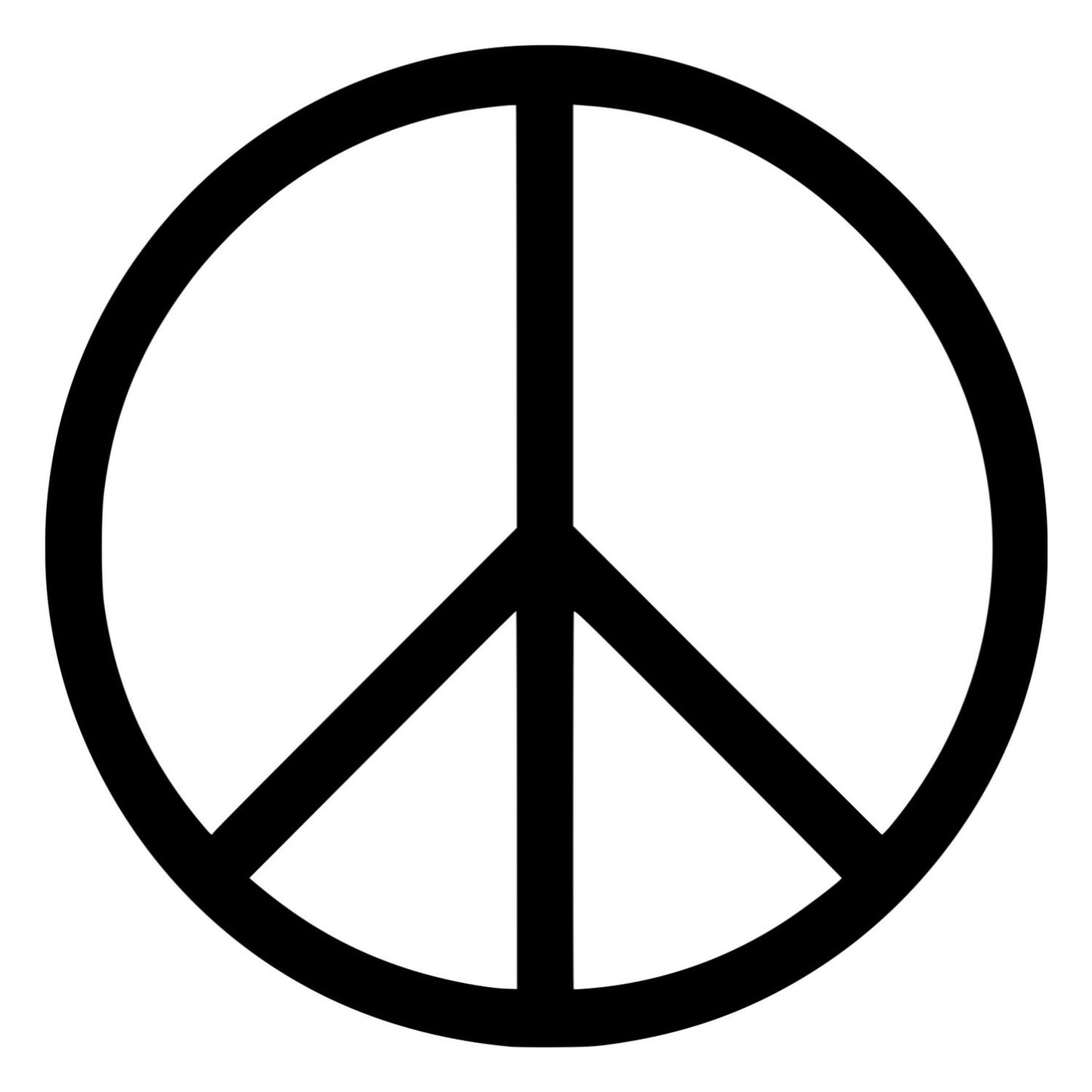 Peace Symbol Outline - Digital FIle - XCS Friendly Digital My Custom Designs PNG