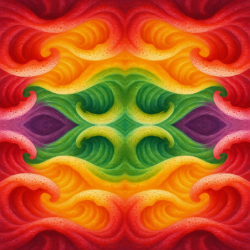 Food and Drinks - Electric Fruit Smoothie Waves With Bright Foam - Pattern - Digital File Digital My Custom Designs PDF