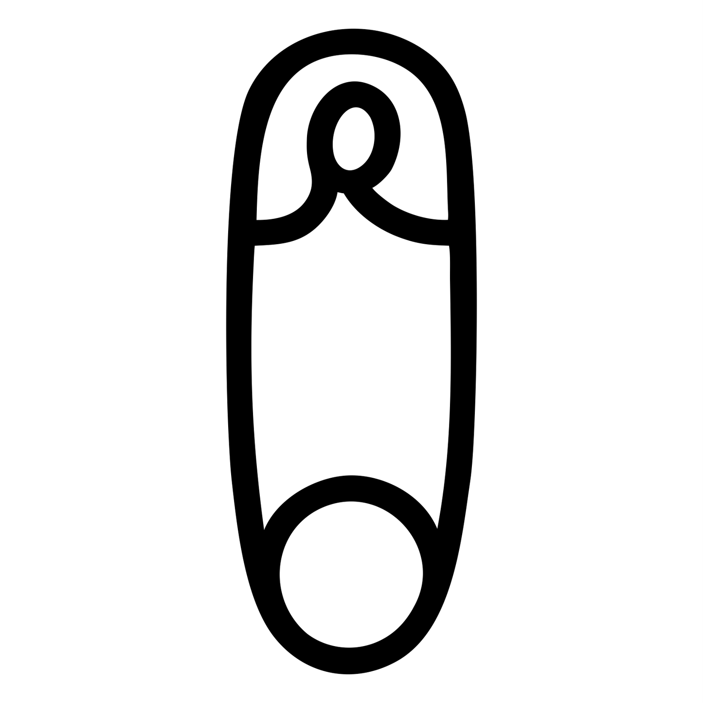 Baby Safety Pin - Digital File - XCS Friendly Tumbler My Custom Designs PNG