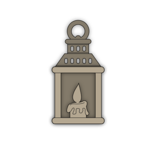 Old Lantern Keychain or Wall Design - Digital File Layered Design My Custom Designs SVG