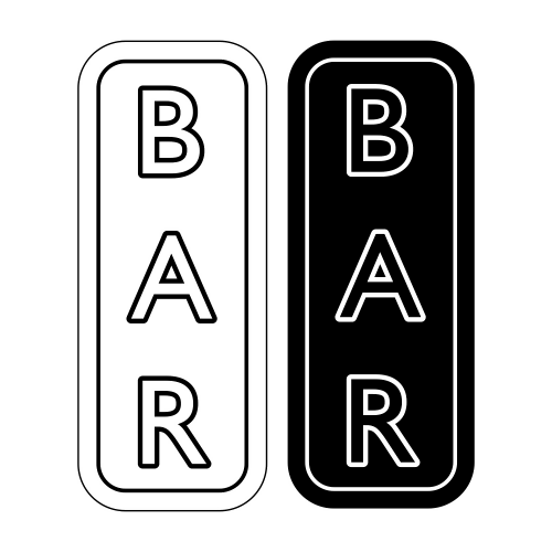 Neon Bar Sign For Entrance - Digital File - XCS Friendly Digital My Custom Designs PDF