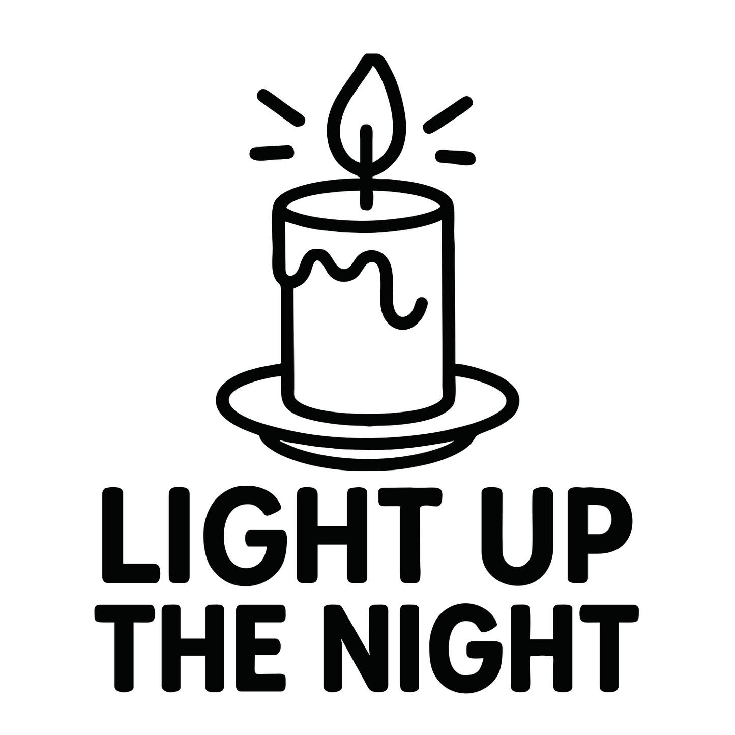 Light Up the Night - Digital File - XCS Friendly Digital My Custom Designs PNG
