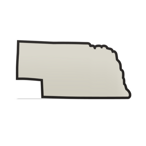 Nebraska Wall Lightbox - United States - 3D Print File - Digital File Digital My Custom Designs