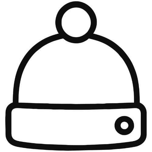 Baby Hat Outline - Digital File - XCS Friendly My Custom Designs PNG