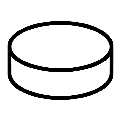 Hockey Puck Sketch - Digital File - XCS Friendly Tumbler My Custom Designs PNG