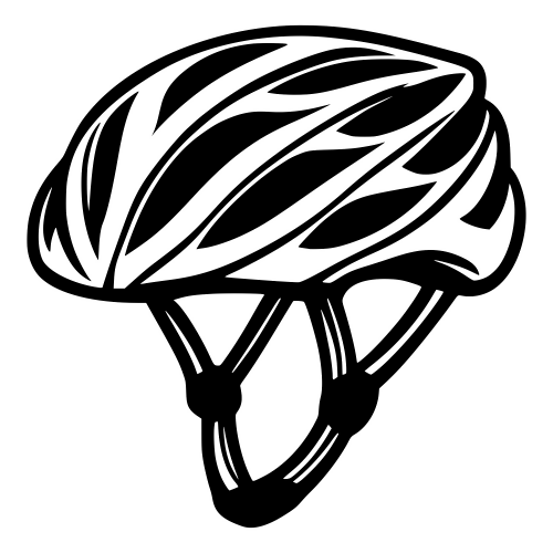 Cycling Helmet Outline - Digital File - XCS Friendly Digital My Custom Designs PDF